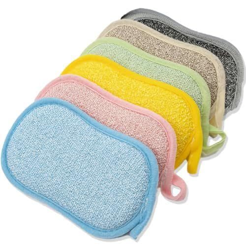 XYTAHDM - 6 piezas estropajo para cocina | Microfibra