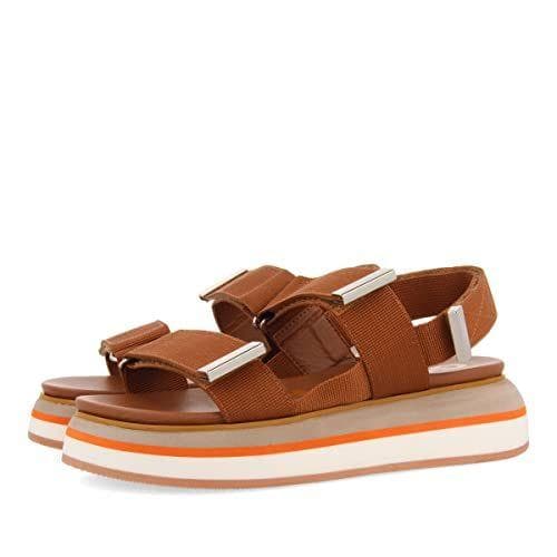 Gioseppo - Sandalias de mujer marrón con tiras ajustables