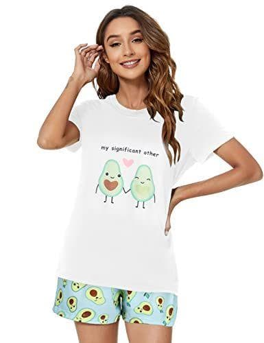 Yuson Girl - Pijama corto de dos piezas para mujer