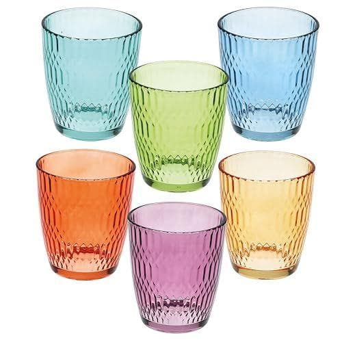 Tognana Seoul - Set de 6 vasos multicolor