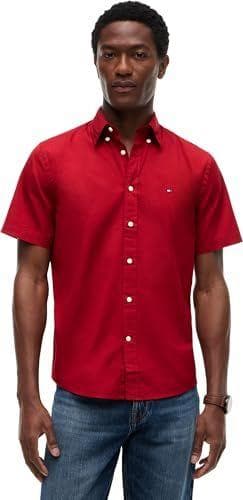 Tommy Hilfiger - Camisa de manga corta para hombre