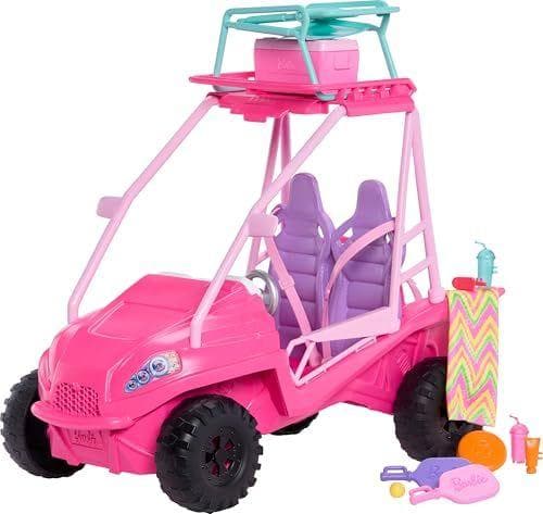 Barbie Mysteries - Todoterreno de playa de juguete 