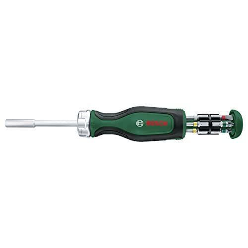 Bosch - Destornillador de carraca con 12 puntas 