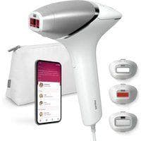 Depiladora Philips Lumea IPL Serie 8000 SenseIQ 450000 Disparos Plata Blanco