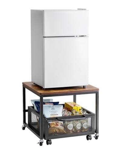 VEVOR - Mini refrigerador con soporte de almacenamiento 