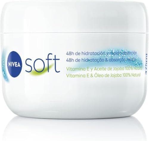 NIVEA Soft - Crema hidratante con aceite de jojoba y vitamina E