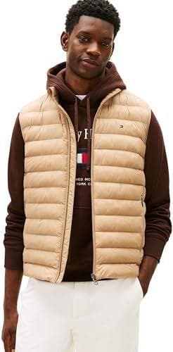 Tommy Hilfiger - Chaleco reciclado plegable para hombre
