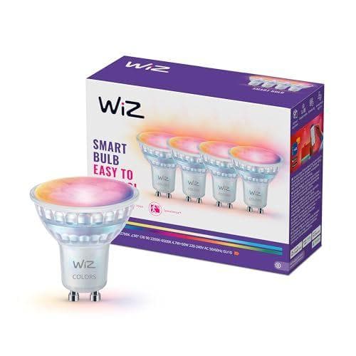 WiZ - Pack de 4 bombillas LED inteligente 