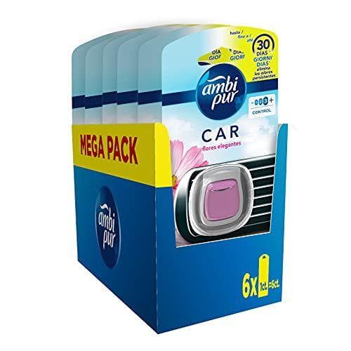 Ambi Pur - Pack de 6 ambientadores para el coche
