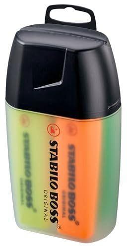 STABILO - Pack de 4 marcadores fluorescentes