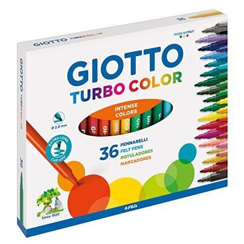 Rotuladores Giotto Turbo Color Estuche 36 unidades