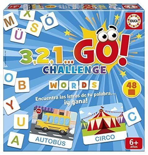 Educa - 3,2,1, GO Challenge Words Educa - 3,2,1, GO Challenge Words