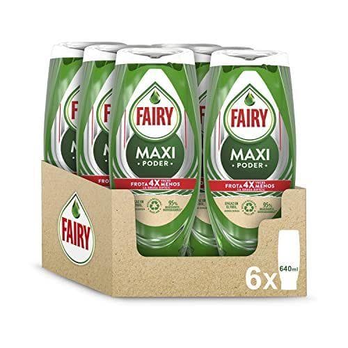 Fairy MaxPower Líquido Lavavajillas 6x640ml
