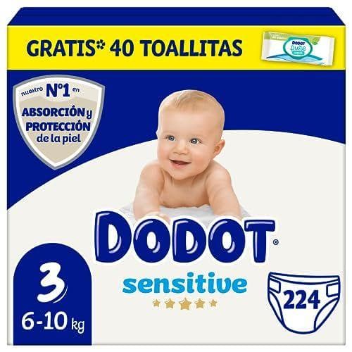 Dodot Sensitive - Pañales Bebé, Talla 3