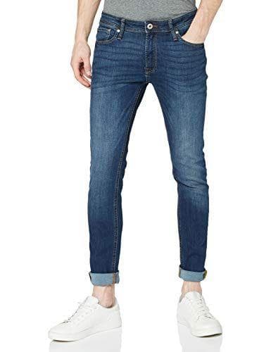 JACK & JONES Liam Original  Vaqueros Skinny, Azul Hombre