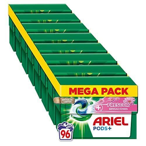 Ariel Sensaciones Todo en Uno Pods - Detergente para lavadora Liquido en Capsulas/Pastillas, 96 Lavados (8x12)