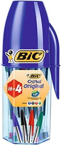 BIC - Bolígrafos Tubo de 20 unidades (16+4 gratis)