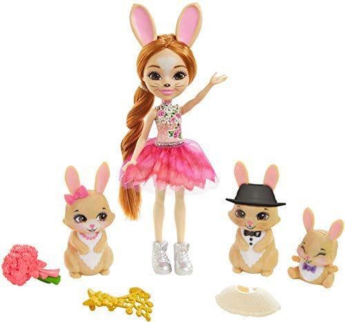 Royal Enchantimals - Muñeca con familia de conejos 