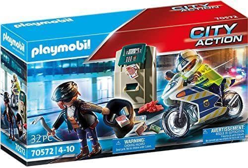 PLAYMOBIL - Moto de policía 