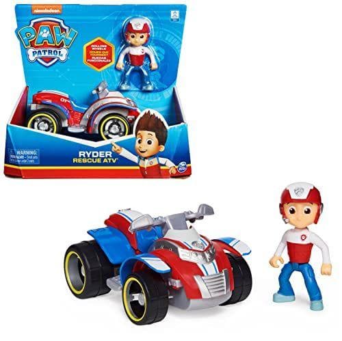 Paw Patrol PATRULLA CANINA - VEHÍCULO + FIGURA RYDER 