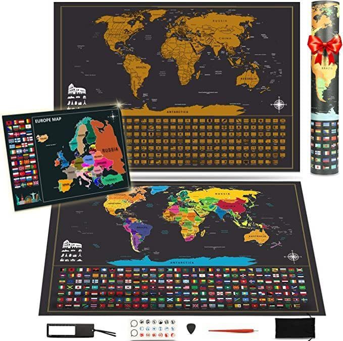 Mapa Mundi para Marcar Viajes