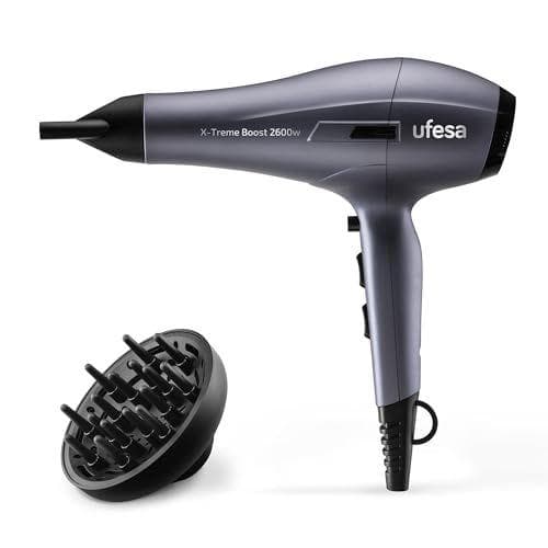 Ufesa X-Treme Boost - Secador Iónico Motor Profesional AC 2600W 
