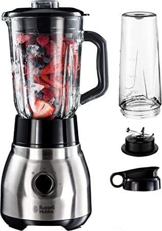 Russell Hobbs Batidora de Vaso 2 en 1 Stainless-Steel