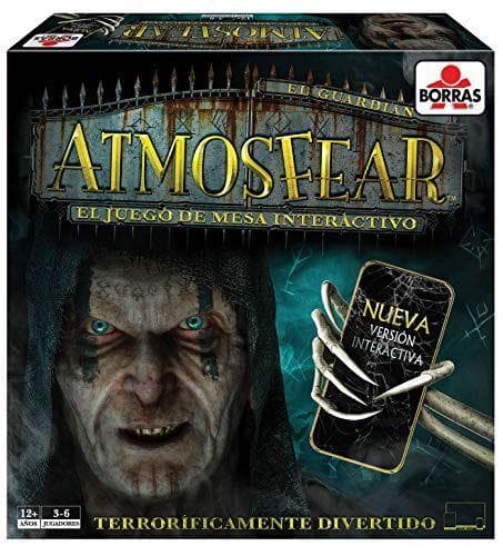 Borras - Atmosfear, Juego de Mesa Familiar con versión interactiva, con App Exclusiva para Apple y Android, Habilidad, Estrategia, Suspense y Terror, A Partir de 12 años (18354)