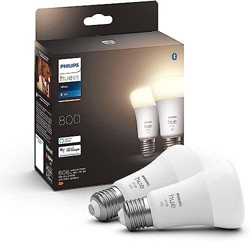 Philips Hue - Pack de 2 Bombillas LED inteligentes