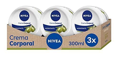 Nivea - Crema corporal aceite de oliva en pack de 3 (3 x 300 ml)