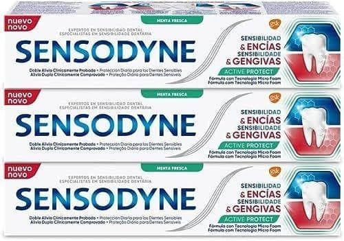 Sensodyne Sensibilidad encías y gengivas Pack 3 x 75 ml