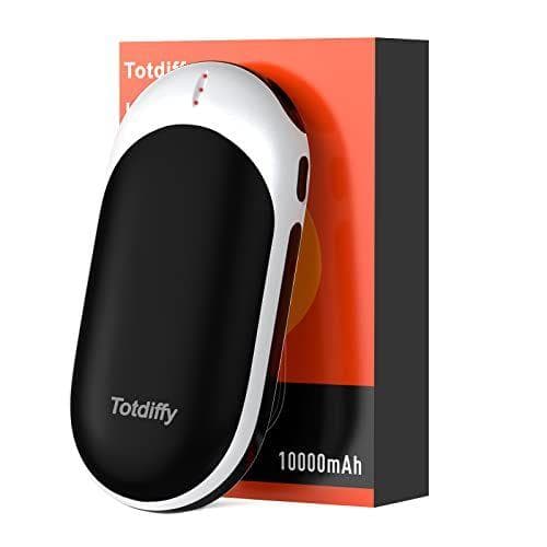 Calentador de Manos, 10000 mAh Calienta Manos Eléctrico, Calientamanos Recargable Reutilizable Hand Warmer USB Portátil, Regalo de Invierno para Raynauds Camping Viajes Oficina