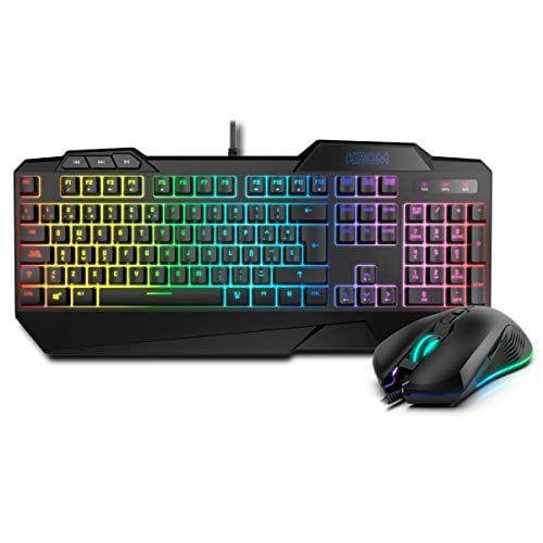 Krom - Combo Gaming Teclado + Ratón Krom - Combo Gaming Teclado + Ratón