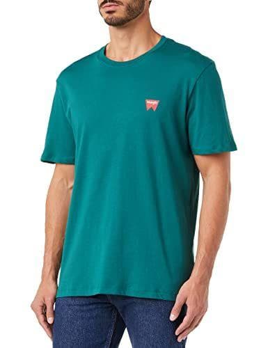 Wrangler - Camiseta de manga corta para hombre