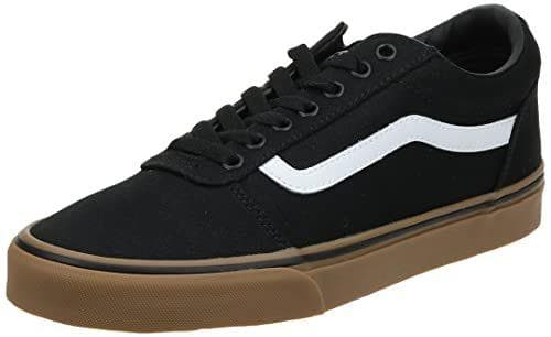 Vans Ward, Zapatillas Hombre, Canvas Black Gum, 43 EU
