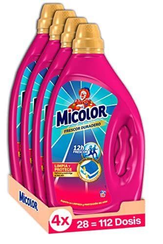 Micolor Gel Frescor Duradero (pack de 4, total: 112 lavados)