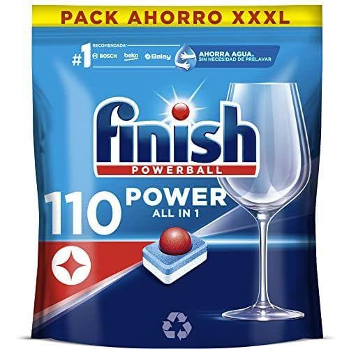 Finish Powerball All in 1 Pack ahorro 110 pastillas