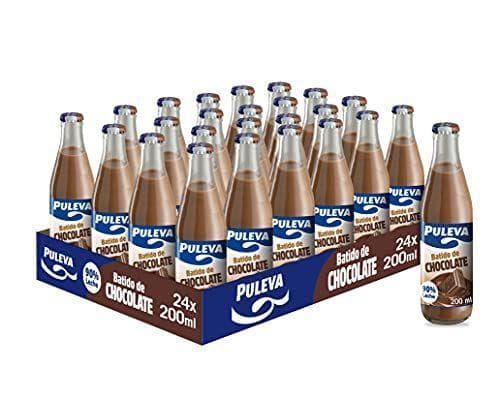 Puleva - Batido de chocolate Vidrio - 24 x 200 ml - Total: 4800 ml, 24 unidades