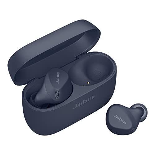 Jabra Elite 4 Active - Auriculares Verdaderamente Inalámbrico Bluetooth In-Ear con Ajuste Activo Seguro, 4 Micrófonos Integrados, Cancelación de Ruido Activa, Tecnología HearThrough Ajustable - Marino