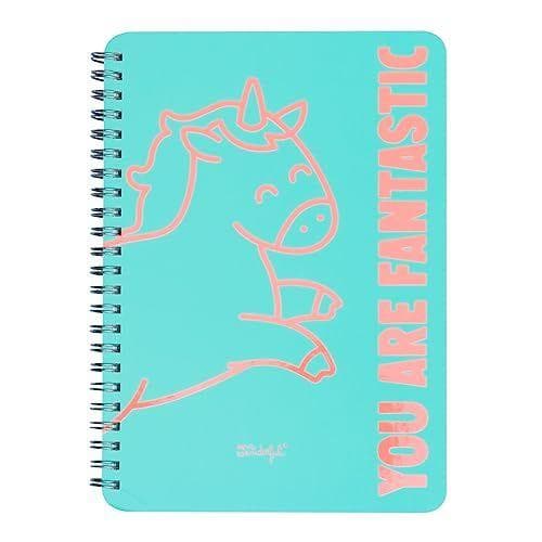 Libreta a4 unicornio mint you are fantastic