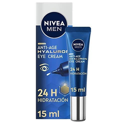 Nivea Men Hyaluron - Contorno de ojos antiedad 15 ml (Paquete de 8) Nivea Men Hyaluron - Contorno de ojos antiedad 15 ml (Paquete de 8)