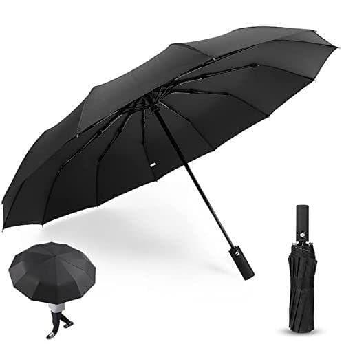 Paraguas automático plegable anti-viento grande