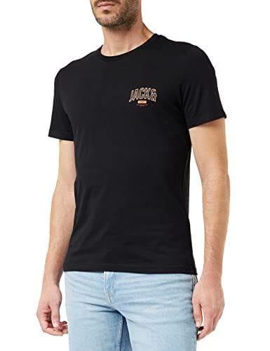 Jack n Jones Camiseta de Manga Corta negra