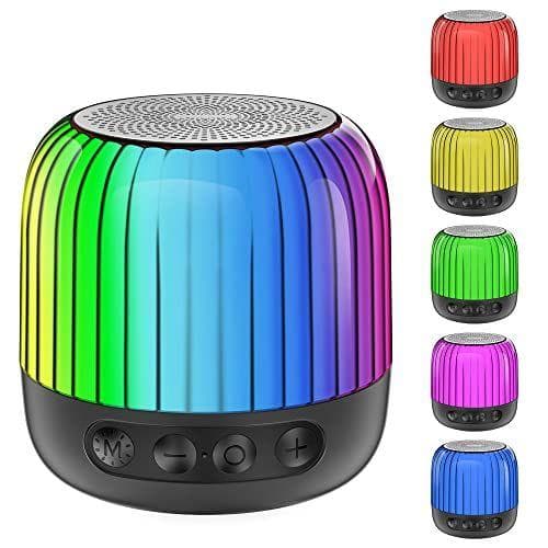 Altavoz bluetooth con luz nocturna RGB