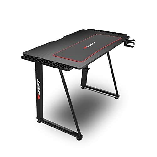 Drift Gaming - Mesa Gaming con tablero de fibra de carbono 