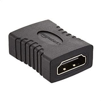 Amazon Basics - Adaptador HDMI, 29 x 22 mm, Negro