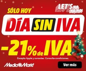 Día sin IVA de Media Markt. Diciembre 2022