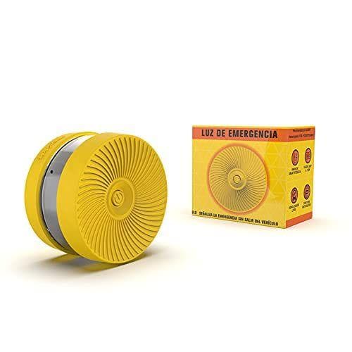 iWotto E light - Luz de Emergencia para el Coche - Señal V16 Luz de Emergencia intensiva, Accesorios para el Coche Luz de Emergencia aprobada y autorizada por la DGT (Amarillo)