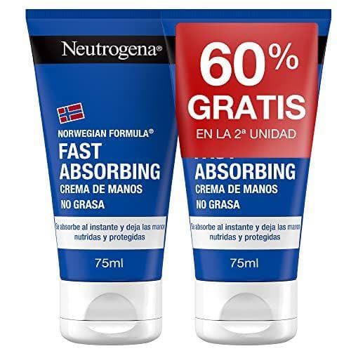 Neutrogena -  Crema de Manos Reparadora, Pack 2 x 75 ml