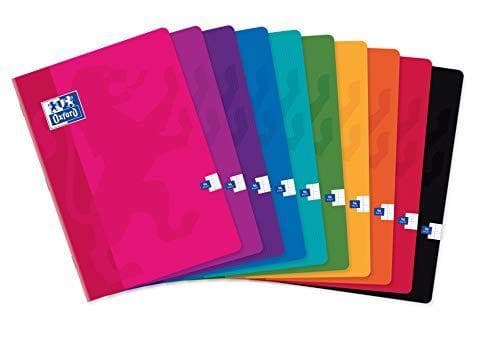 Oxford Classic - Pack de 10 libretas grapadas de tapa blanda, A4